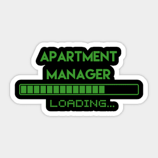 Apartment Manager Loading Sticker